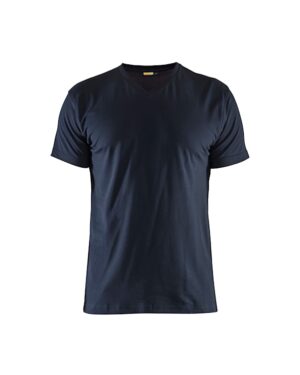 T-Shirt, V-hals Donker marineblauw