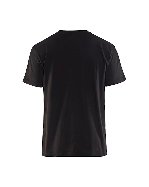 T-shirt bi-colour Zwart/Medium grijs