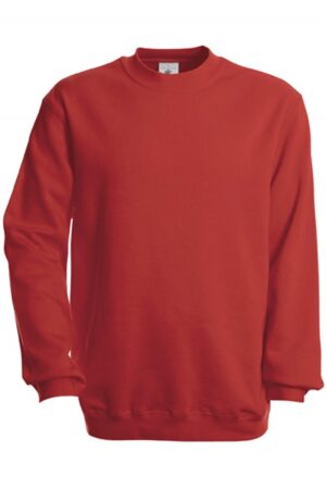 CGSET Crew Neck Sweatshirt Set In Red