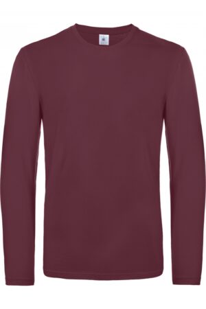 Men's T-shirt long sleeve Burgundy