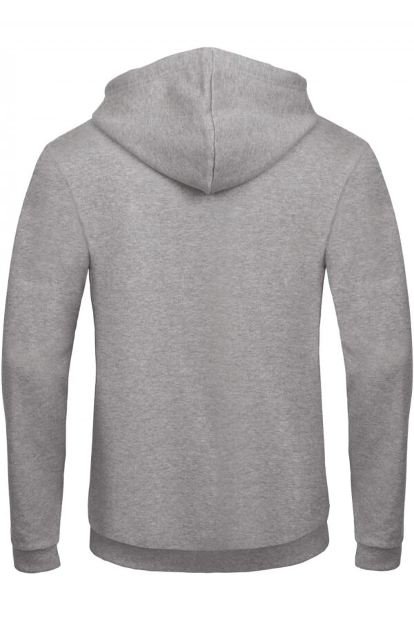 Hooded Full Zip Sweatshirt Heather Grey
