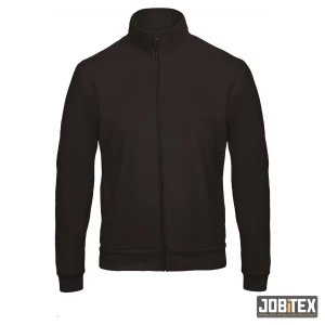 Full Zip Sweatjacket Black
