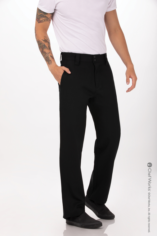 PANT-EXE-ZIPFLY-SOLID-PROF-MF BLACK