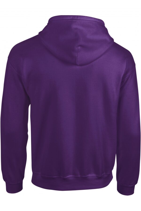Heavy Blend Adult Full Zip Hooded Sweatshirt Purple