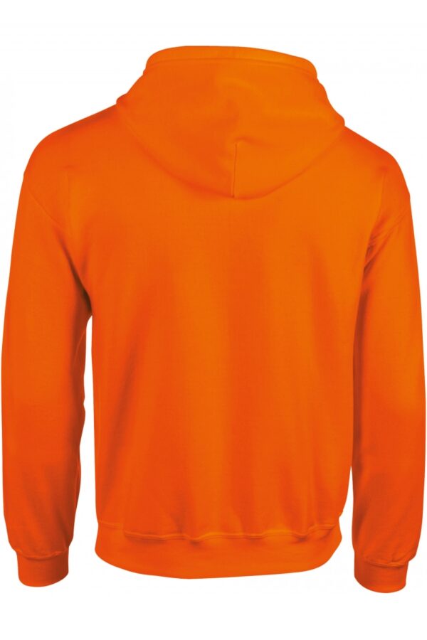 Heavy Blend Adult Full Zip Hooded Sweatshirt Safety Orange