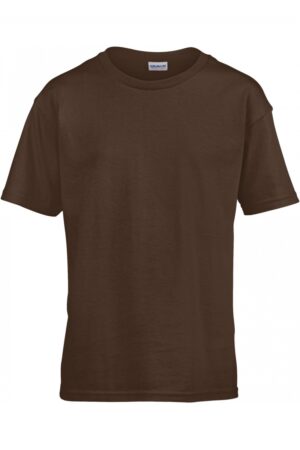 Softstyle Euro Fit Youth T-shirt Dark Chocolate
