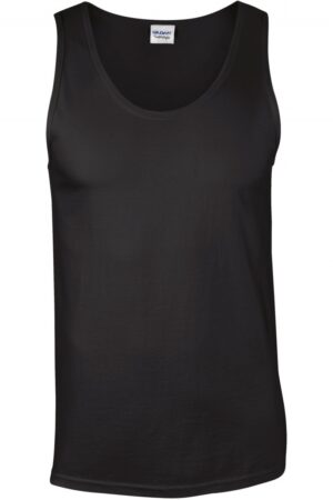 Softstyle Euro Fit Adult Tank Top Black