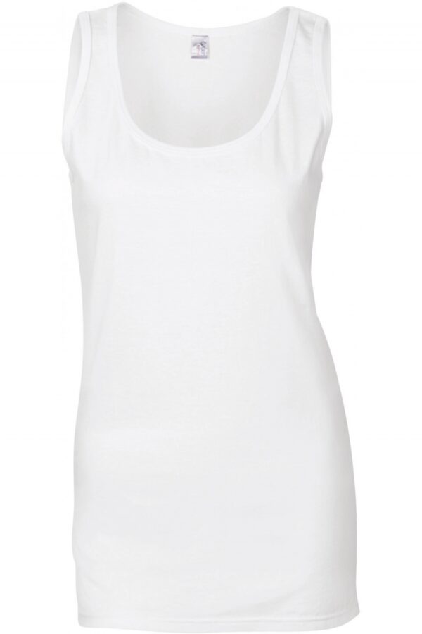 Softstyle® Fitted Ladies' Tank Top White