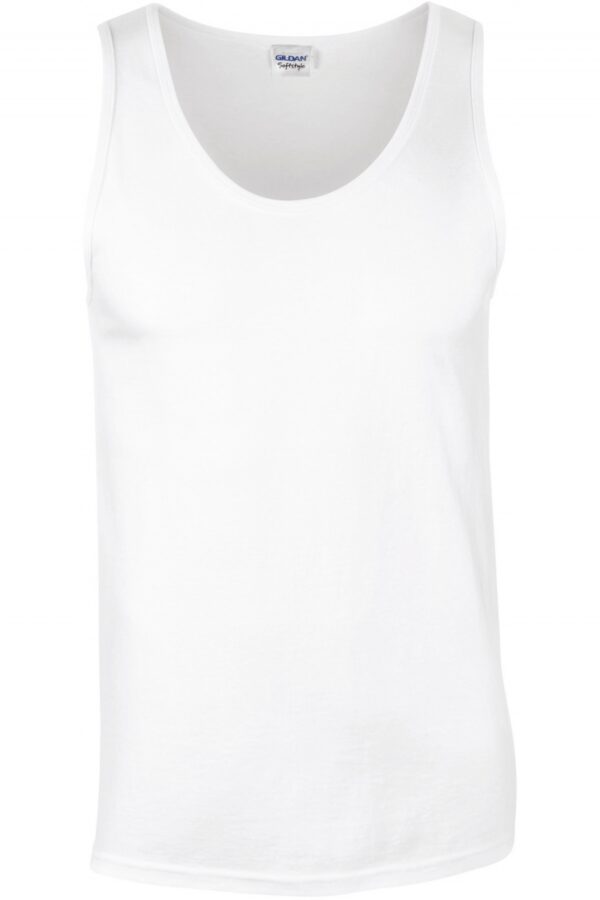 Softstyle Euro Fit Adult Tank Top White