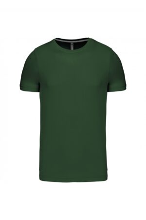 T-shirt ronde hals korte mouwen Forest Green