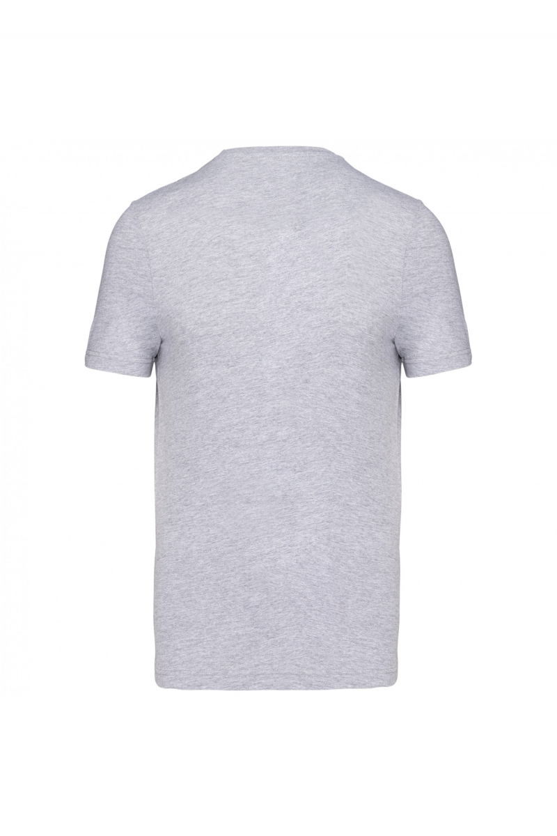 T-shirt ronde hals korte mouwen Oxford Grey