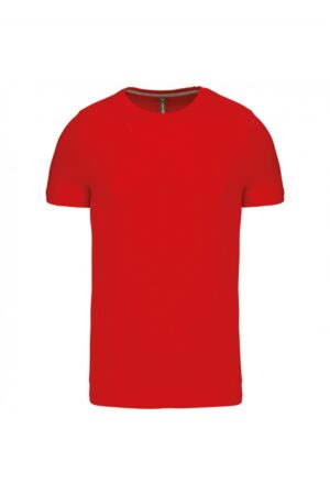 T-shirt ronde hals korte mouwen Red