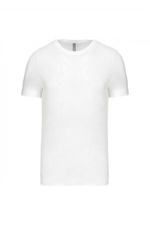 T-shirt ronde hals korte mouwen White