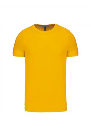 T-shirt ronde hals korte mouwen Yellow