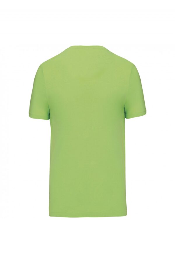 T-shirt V-hals korte mouwen Lime