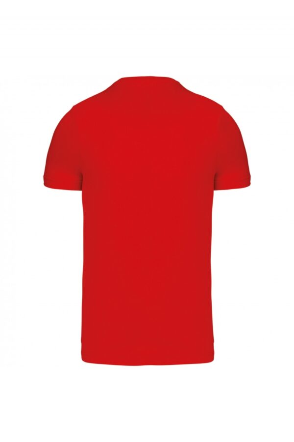 T-shirt V-hals korte mouwen Red