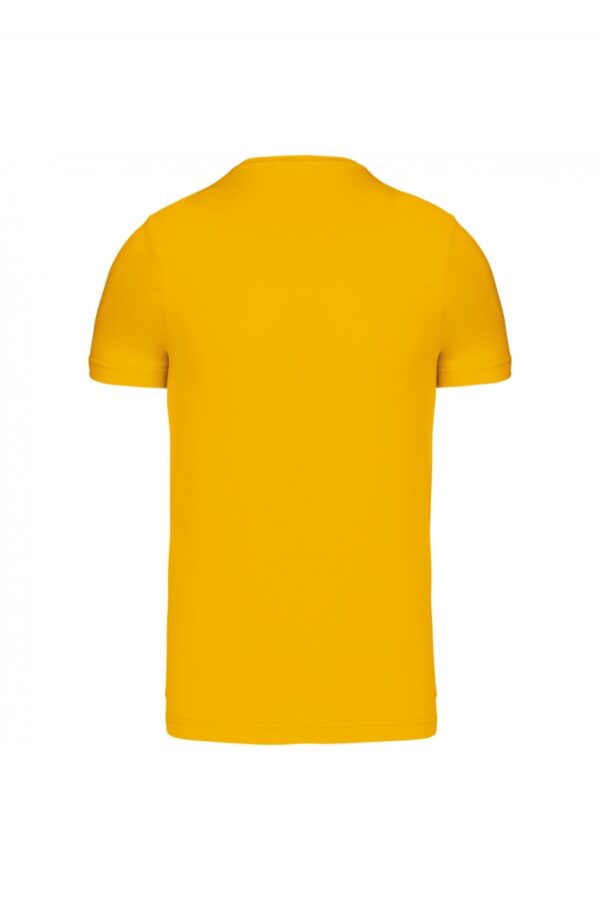 T-shirt V-hals korte mouwen Yellow