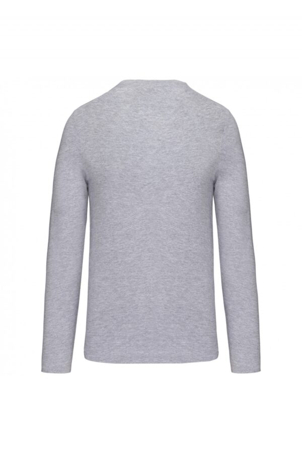 T-shirt ronde hals lange mouwen Oxford Grey