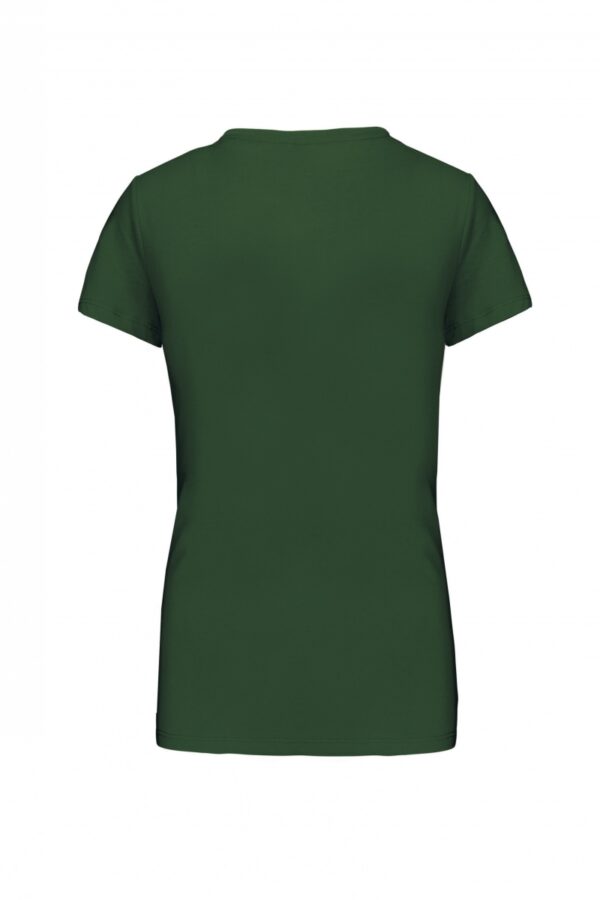 Dames t-shirt ronde hals korte mouwen Forest Green