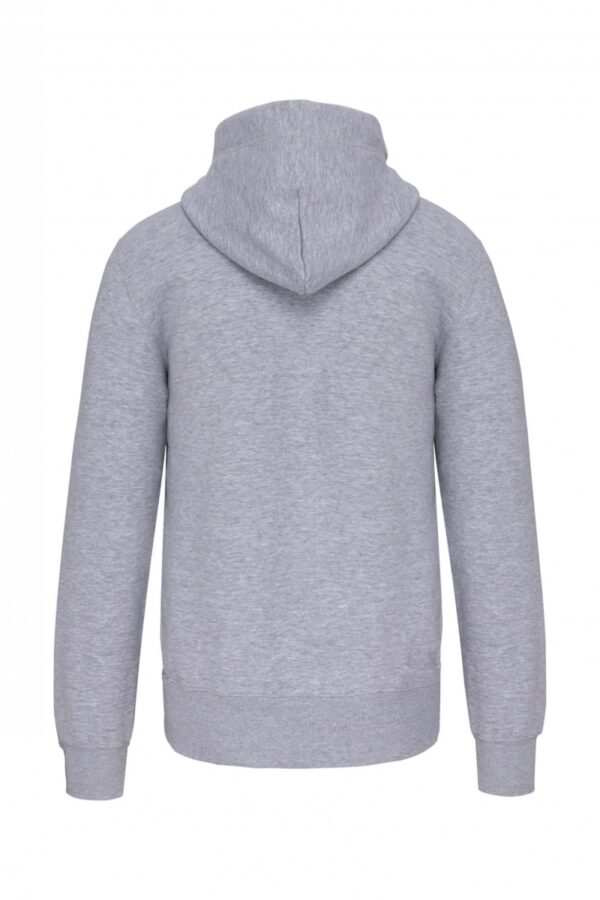 Hooded sweater met rits Oxford Grey