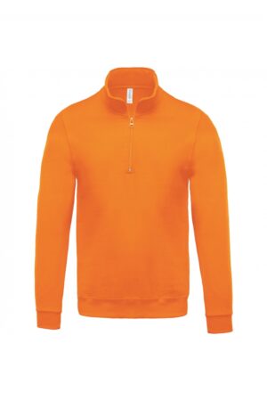 Sweater met ritshals Orange