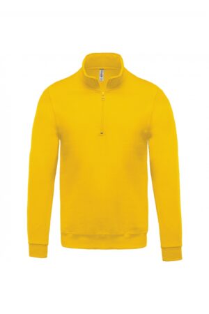 Sweater met ritshals Yellow