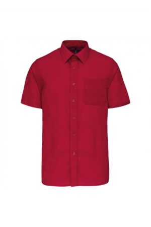 Ace - Heren overhemd korte mouwen Classic Red