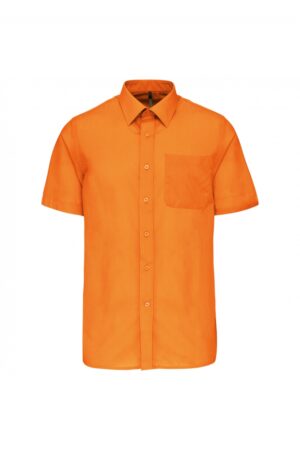 Ace - Heren overhemd korte mouwen Orange