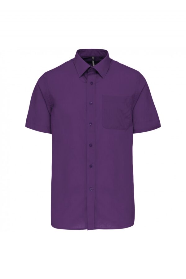 Ace - Heren overhemd korte mouwen Purple