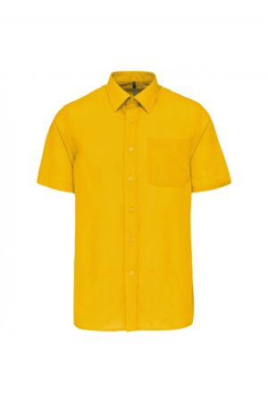 Ace - Heren overhemd korte mouwen Yellow