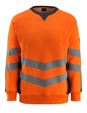 Wigton High-Vis Sweater Oranje/Marine