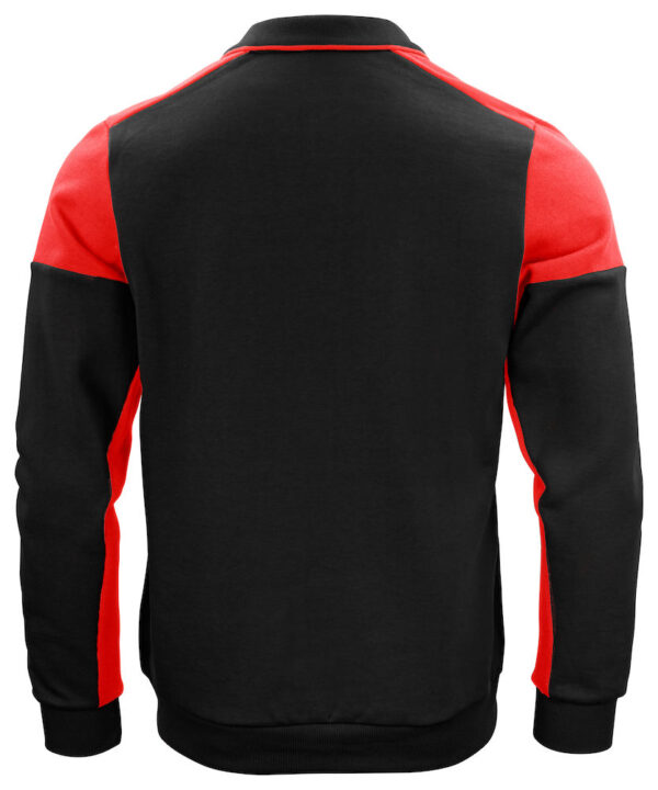 Prime Polosweater Zwart/Rood