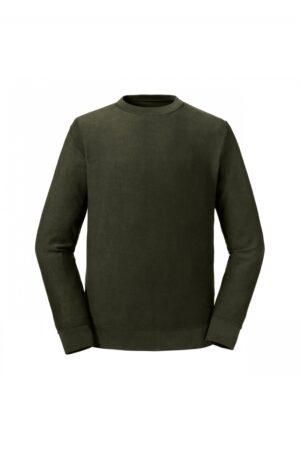 Omkeerbare sweater Pure Organic Dark Olive