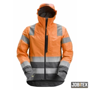 1330 Waterproof Shell Jacket Klasse 3 Hi-Vis Oranje