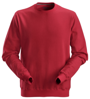 Sweatshirt Chili rood