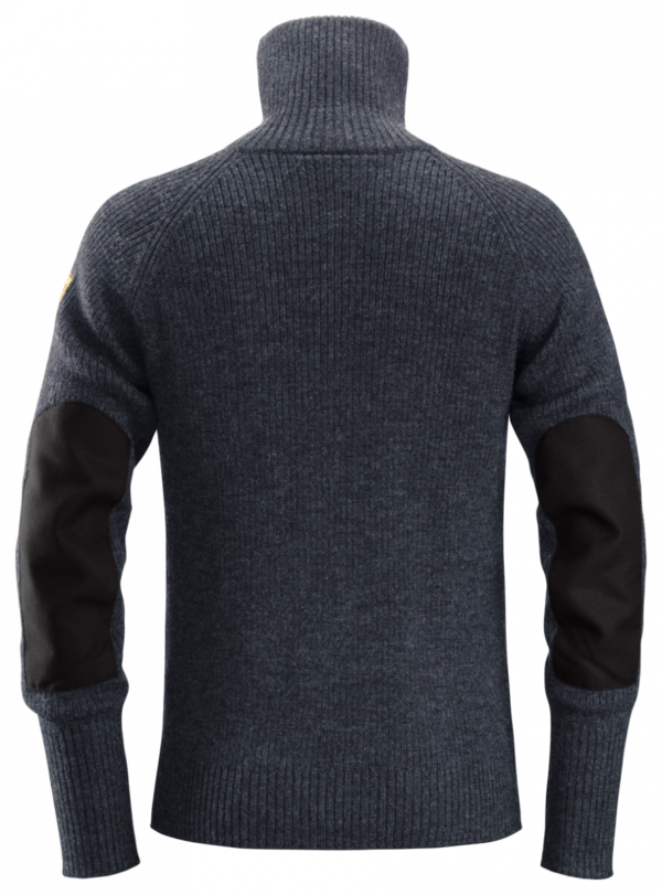 1/2-Zip Wool Sweater Donker Blauw