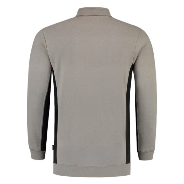 Polosweater Bicolor Borstzak greyBlack