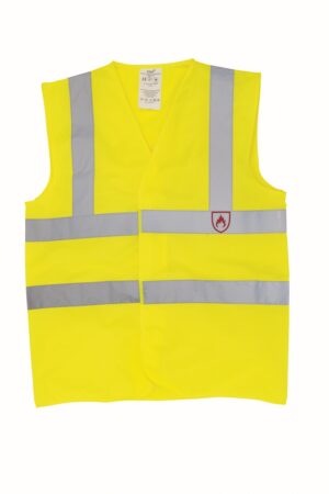 High Visibility And Flame Retardant Gilet Geel