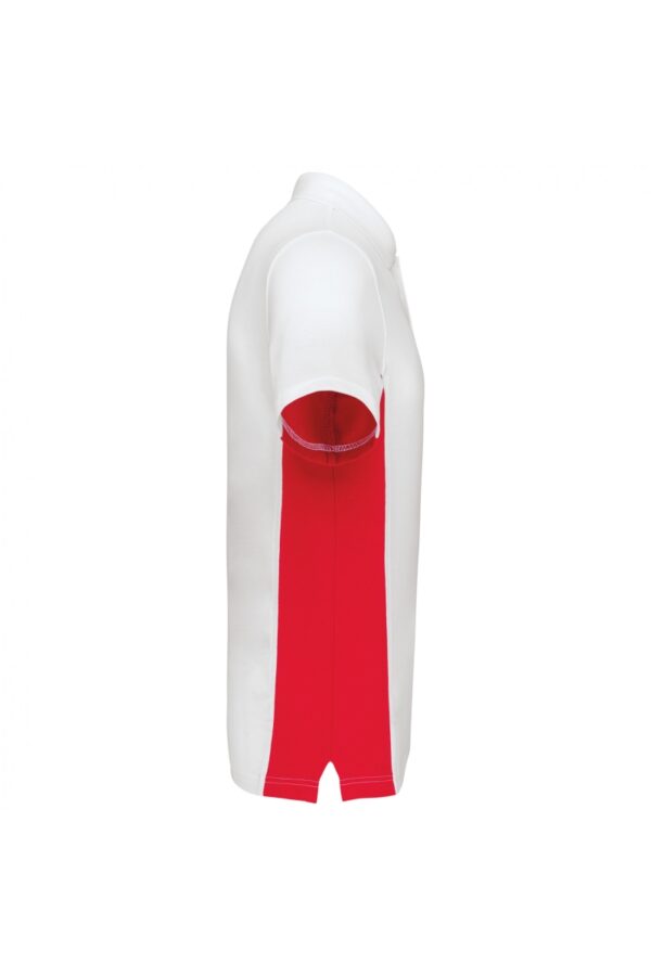 K232 Flag - Tweekleurige Polo White / Red