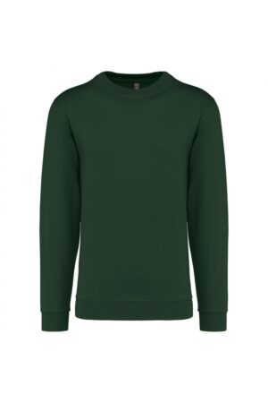 K474 Sweater Ronde Hals Forest Green