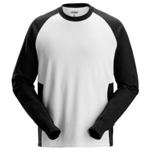 2840 Tweekleurig Sweatshirt Wit/Zwart