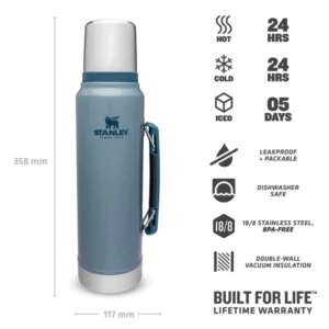 Legendary Classic Bottle Thermos 1L Ice