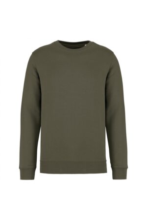 NS400 Uniseks Sweater Organic Khaki