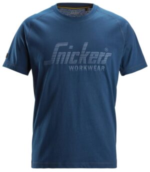 2590 Logo T-Shirt Diep Blauw