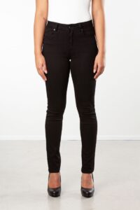 NEW ORLEAN Dames Jeansbroek Slim Fit Zwart