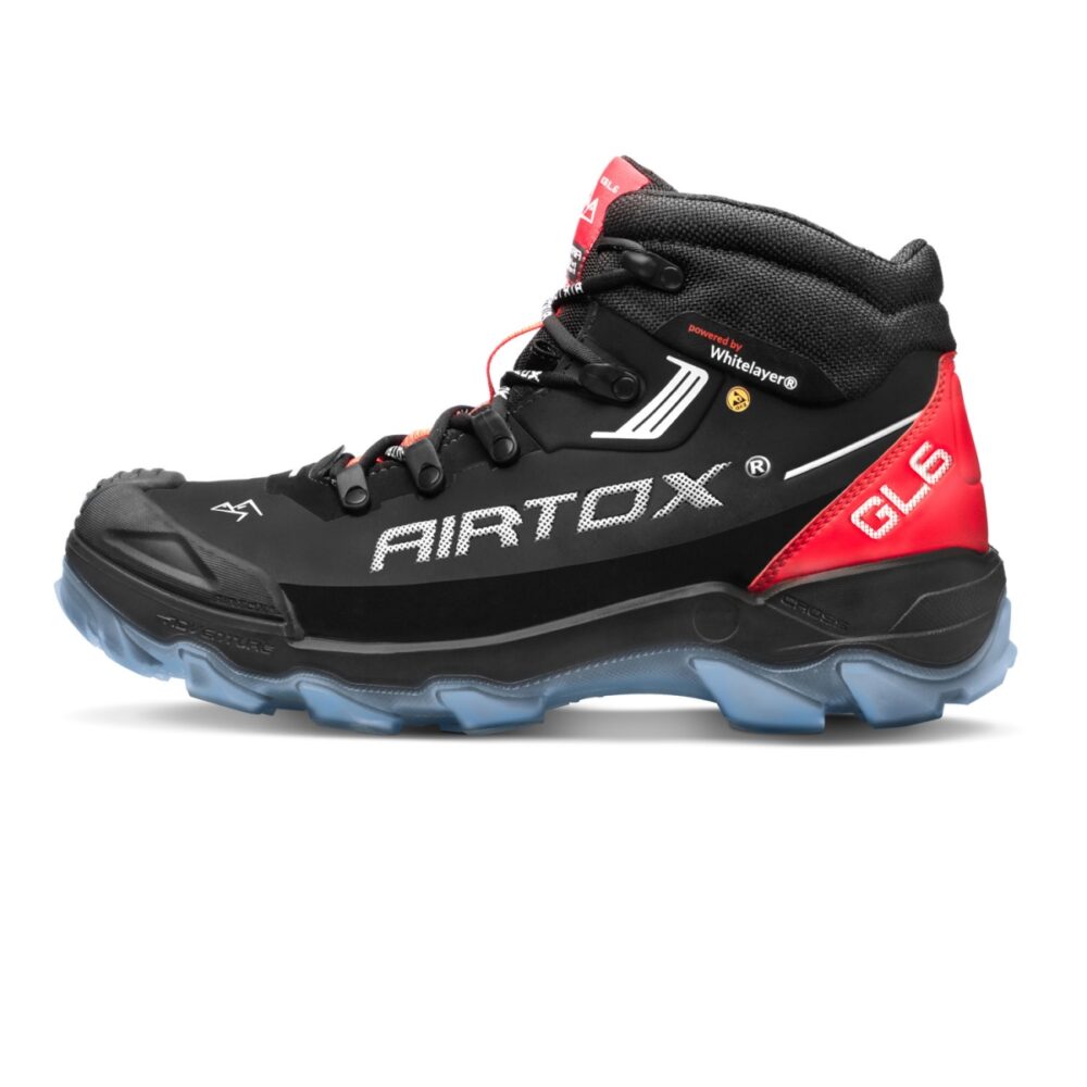 AIRTOX Safety Shoe GL6 ROOD/ZWART S3 SRC ESD