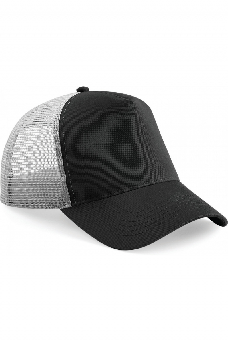 B640 Snapback Truckerpet Zwart/Grijs