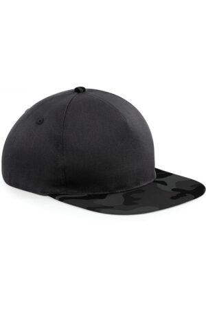 B691 Snapbackpet met Zwart/Midnight Camou