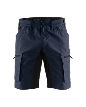 1449 Service Werkshort met Stretch Donkermarine/Zwart