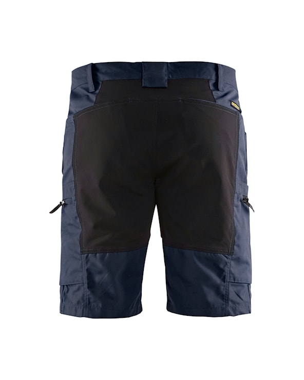 1449 Service Werkshort met Stretch Donkermarine/Zwart